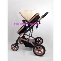 Poussette double leopard discount